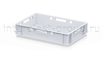 Ящик для мяса и колбасных изделий Е-1 белый в Оренбурге Ящик для мяса и колбасных изделий Е-1 белый в Оренбурге