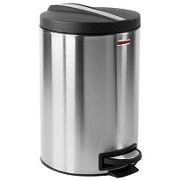 Ведро-контейнер для мусора (урна) с педалью LAIMA Modern, 12 л, матовое, нержавеющая сталь, со съемным внутренним ведром в Оренбурге Ведро-контейнер для мусора (урна) с педалью LAIMA Modern, 12 л, матовое, нержавеющая сталь, со съемным внутренним ведром в Оренбурге