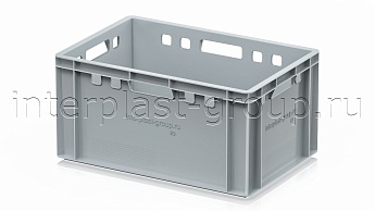 Ящик для мяса и колбасных изделий Е-3 серый в Оренбурге Ящик для мяса и колбасных изделий Е-3 серый в Оренбурге