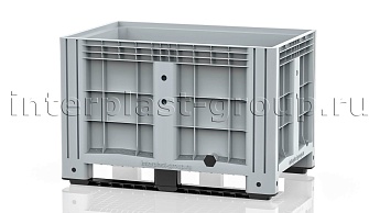 Контейнер iBox сплошной на полозьях с пробкой 2 дюйма серый в Оренбурге Контейнер iBox сплошной на полозьях с пробкой 2 дюйма серый в Оренбурге