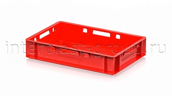 Ящик для мяса и колбасных изделий Е-1 красный в Оренбурге Ящик для мяса и колбасных изделий Е-1 красный в Оренбурге