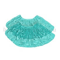 Бахилы бирюзовые 2000 шт (1000 пар), 16 мкм, однослойные, с одной резинкой, Эконом в Оренбурге