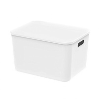 Ящик пластиковый вкладываемый белый 410х305х245 мм в Оренбурге