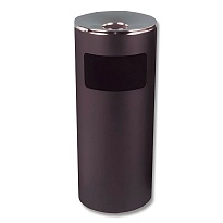 Урна металлическая с пепельницей, Титан, 29 л, черная, оцинкованная сталь в Оренбурге