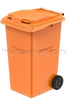 Мусорный контейнер 240 л оранжевый 240 оранжевый в Оренбурге Мусорный контейнер 240 л оранжевый 240 оранжевый в Оренбурге