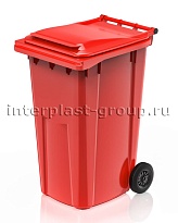 Контейнер для мусора 240 л красный облегченный 240 красный в Оренбурге